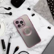 GLAM case tok iPhone 15 Pro, rózsaszín