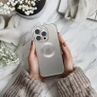 GLAM case tok iPhone 15 Pro, ezüst