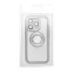 GLAM case tok iPhone 15 Pro, ezüst