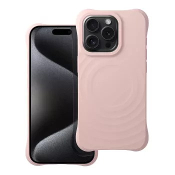   Silicone Zephyr Mag Cover tok MagSafe do iPhone 15 PRO, rózsaszín