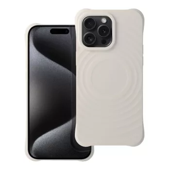   Silicone Zephyr Mag Cover tok MagSafe do iPhone 15 PRO, fehér