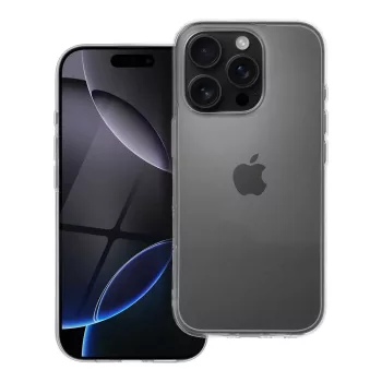   Clear Case 2mm iPhone 16 Pro szilikon hátlap, tok, átlátszó