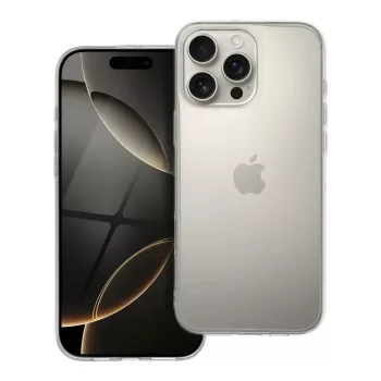   Clear Case 2mm iPhone 16 Pro Max szilikon hátlap, tok, átlátszó