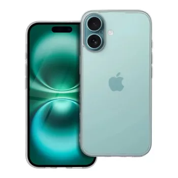   iPhone 16 2mm szilikon hátlap, tok, kameravédelemmel, átlátszó