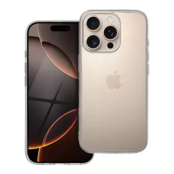   iPhone 16 Pro 2mm szilikon hátlap, tok, kameravédelemmel, átlátszó