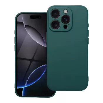 iPhone 16 Pro Matt TPU szilikon hátlap, tok, zöld