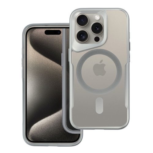 ERGOFIT NEWZONE tok, MagSafe iPhone 15 PRO, ezüst