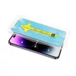 iPhone 16 5D Full Glue edzett üvegfólia felhelyező kerettel