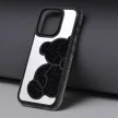 TEDDY BEAR tok iPhone 16, fekete