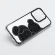 TEDDY BEAR tok iPhone 16, fekete