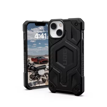   UAG – Monarch iPhone 14 Plus MagSafe hátlap, tok, karbon, fekete