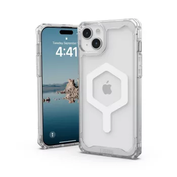   UAG – Plyo Magsafe iPhone 15 Plus tok, Frosted Ice, átlátszó