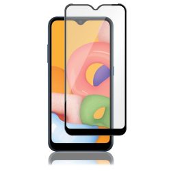   Samsung Galaxy A02s 5D Full Glue Ceramic teljes kijelzős edzett üvegfólia (tempered glass) 9H keménységű, fekete