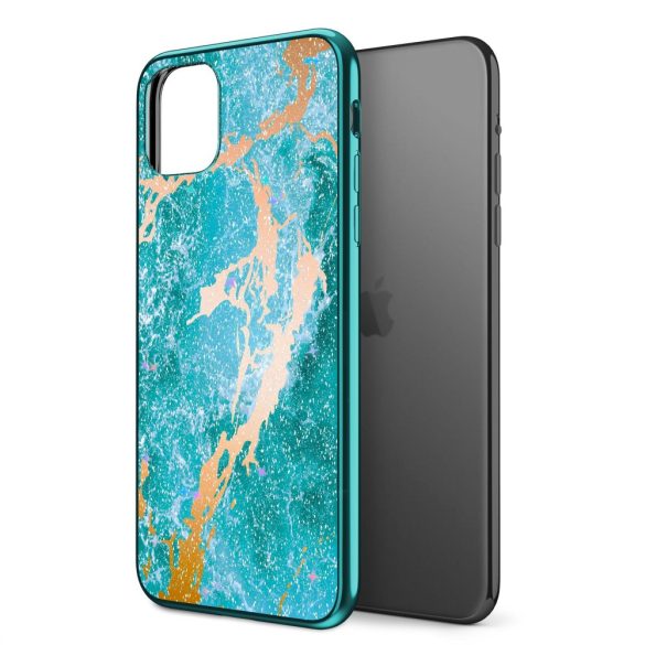 Zizo Refine Slim Clear Case iPhone 11 Pro ütésálló hátlap, tok, kék