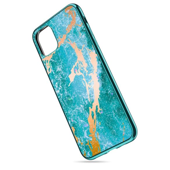 Zizo Refine Slim Clear Case iPhone 11 Pro ütésálló hátlap, tok, kék