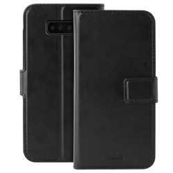   Puro Wallet Detachable 2in1 Samsung Galaxy A21s oldalra nyíló tok, fekete