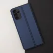 Smart Soft oldalra nyíló tok Samsung Galaxy Galaxy S21 FE, sötétkék