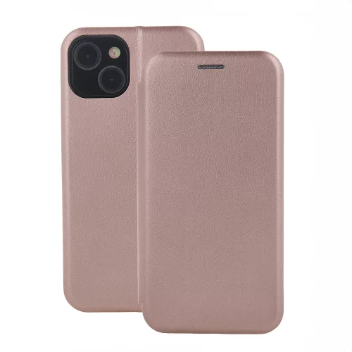 Smart Diva Samsung Galaxy A55 5G oldalra nyíló tok, rozéarany