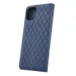 Smart Caro Case oldalra nyíló tok Xiaomi Redmi Note 13 Pro Plus 5G (global), sötétkék