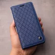 Smart Caro Case oldalra nyíló tok Xiaomi Redmi Note 13 Pro Plus 5G (global), sötétkék