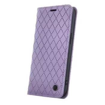   Smart Caro Case oldalra nyíló tok Xiaomi Redmi Note 13 5G (global), lila