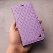 Smart Caro Case oldalra nyíló tok Xiaomi Redmi Note 13 5G (global), lila