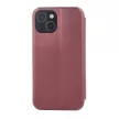 Smart Diva Xiaomi Redmi 13 4G/13 5G oldalra nyíló tok, bordó