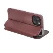 Smart Diva Xiaomi Redmi 13 4G/13 5G oldalra nyíló tok, bordó