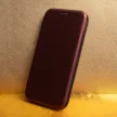 Smart Diva Xiaomi Redmi 13 4G/13 5G oldalra nyíló tok, bordó