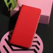 Smart Magnet Xiaomi Redmi 13 4G/13 5G oldalra nyíló tok, piros