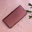 Smart Magnetic Xiaomi Redmi 13 4G/13 5G oldalra nyíló tok, bordó