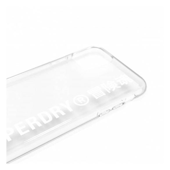 Superdry Snap Case Clear iPhone 11 Pro Max hátlap, tok, átlátszó