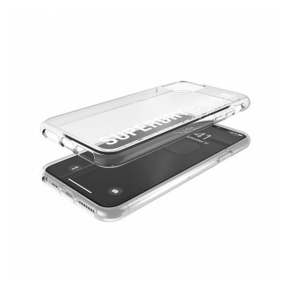 Superdry Snap Case Clear iPhone 11 Pro Max hátlap, tok, átlátszó