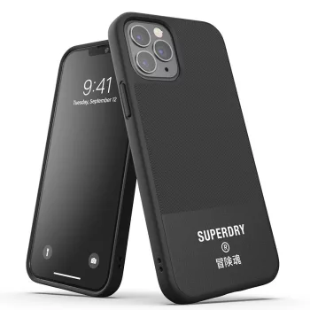   Superdry Moulded Case Canvas iPhone 12 Pro Max hátlap, tok, fekete