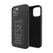 Diesel Silicone Case iPhone 12/12 Pro hátlap, tok, fekete