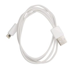 iPhone 5/6/7 lightning kábel, 1m, fehér