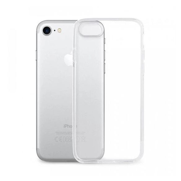 iPhone 7/8/SE (2020/2022) 2mm szilikon hátlap, tok, átlátszó