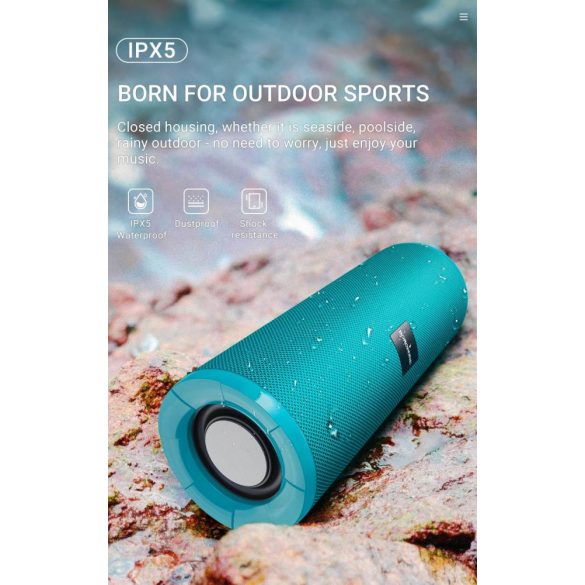 Borofone BR1 Bluetooth Speaker vezeték nélküli bluetooth hangszóró, vízálló, mintás, zöld
