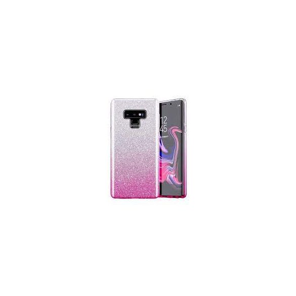 Glitter 3in1 Case Xiaomi Redmi Note 11S 5G/11T 5G/Poco M4 Pro 5G hátlap, tok, rózsaszín