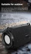 Borofone BR4 Bluetooth Speaker vezeték nélküli bluetooth hangszóró, vízálló, fekete