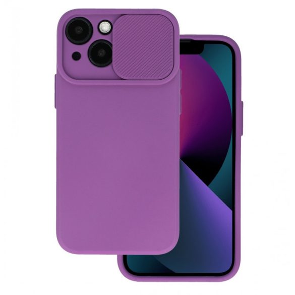 Camshield Soft Case iPhone 11 hátlap, tok, lila