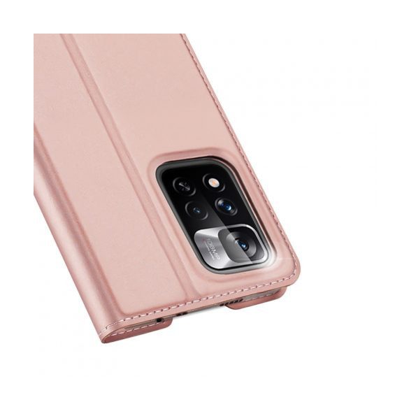 Dux Ducis Skin Pro Xiaomi Redmi Note 11S 5G/11T 5G/Poco M4 Pro 5G oldalra nyíló tok, rózsaszín