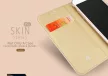 Dux Ducis Skin Pro Samsung Galaxy S22 Ultra oldalra nyíló tok, arany