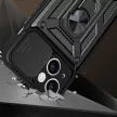 Slide Camera Armor Case iPhone 14 Pro ütésálló hátlap, tok, fekete