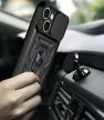 Slide Camera Armor Case iPhone 14 Pro ütésálló hátlap, tok, fekete