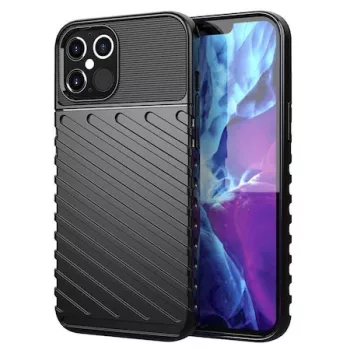   Armored Thunder iPhone 14 Pro Max ütésálló hátlap, tok, fekete