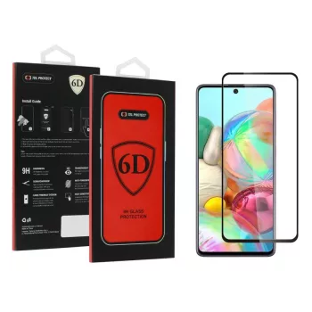   Xiaomi Redmi 10C/12C 6D Full Glue teljes kijelzős edzett üvegfólia (tempered glass) 9H keménységű, fekete