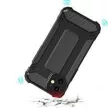 Hybrid Armor Tough Rugged iPhone 13 Pro ütésálló hátlap, tok, fekete