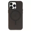 Magnetic Frosted Case iPhone 14 Pro Max MagSafe hátlap, tok, fekete