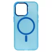 Magnetic Frosted Case iPhone 14 Pro Max MagSafe hátlap, tok, kék